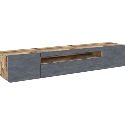 Tecnos Lowboard TECNOS Sideboards Gr. B/H/T: 200 cm x 36 cm x 40 cm, beige (ahorn zement) Lowboards Breite 200 cm