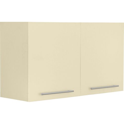 Hängeschrank WIHO KÜCHEN "Unna" Schränke Gr. B/H/T: 100 cm x 56,5 cm x 35 cm, 2 St., beige (front und korpus: magnolia) Küchenhängeschrank Hängeschränke