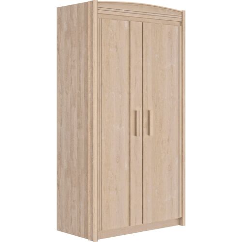 Gami Kleiderschrank GAMI „Montana“ Schränke Gr. B/H/T: 106 cm x 201 cm x 59 cm, 2 St., beige (eiche blond) Kleiderschränke