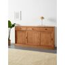 Sideboard HOME AFFAIRE "Schröder" Sideboards Gr. B/H/T: 170 cm x 85 cm x 40 cm, 3, beige (natur gebeizt, gewachst) Sideboards