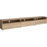 Lowboard HELVETIA "Baros" Sideboards Gr. B/H/T: 270 cm x 42 cm x 41 cm, san remo, braun (san remo) Lowboards