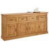 Sideboard HOME AFFAIRE "Selma" Sideboards Gr. B/H/T: 192 cm x 87 cm x 38 cm, beige (natur gebeizt, gewachst) Sideboards