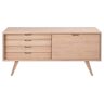 Anrichte ACTONA GROUP "A-Line" Sideboards Gr. B/H/T: 160 cm x 72 cm x 45 cm, 4, weiß (weiß pigmentiert) Sideboard Sideboards