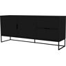 Sideboard TENZO "LIPP" Sideboards Gr. B/H/T: 176,5 cm x 76 cm x 43 cm, 2, schwarz (shadow schwarz) Sideboards