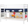 Etagenbett HOPPEKIDS "«Construction»" Etagenbetten Gr. Liegefläche B/L: 90 cm x 200 cm Betthöhe: 145 cm, kein Härtegrad, weiß (weiß, weiß) Baby Etagenbetten