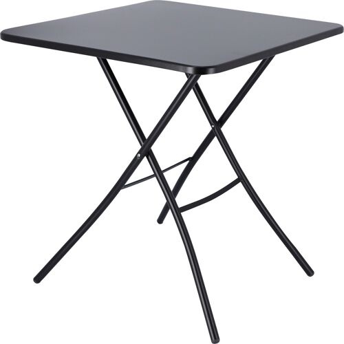 Jankurtz Klapptisch JANKURTZ „fiam sirio“ Tische Gr. B/H/T: 67 cm x 73 cm x 67 cm, schwarz Klapptisch Gartentisch Klapptische mit quadratischer Tischplatte