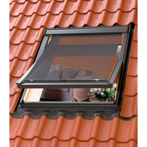 VELUX Hitzeschutz-Markise, für Dachfenstergröße 204/206 Einheitsgröße schwarz Hitzeschutz-Markise Markisen Garten Balkon