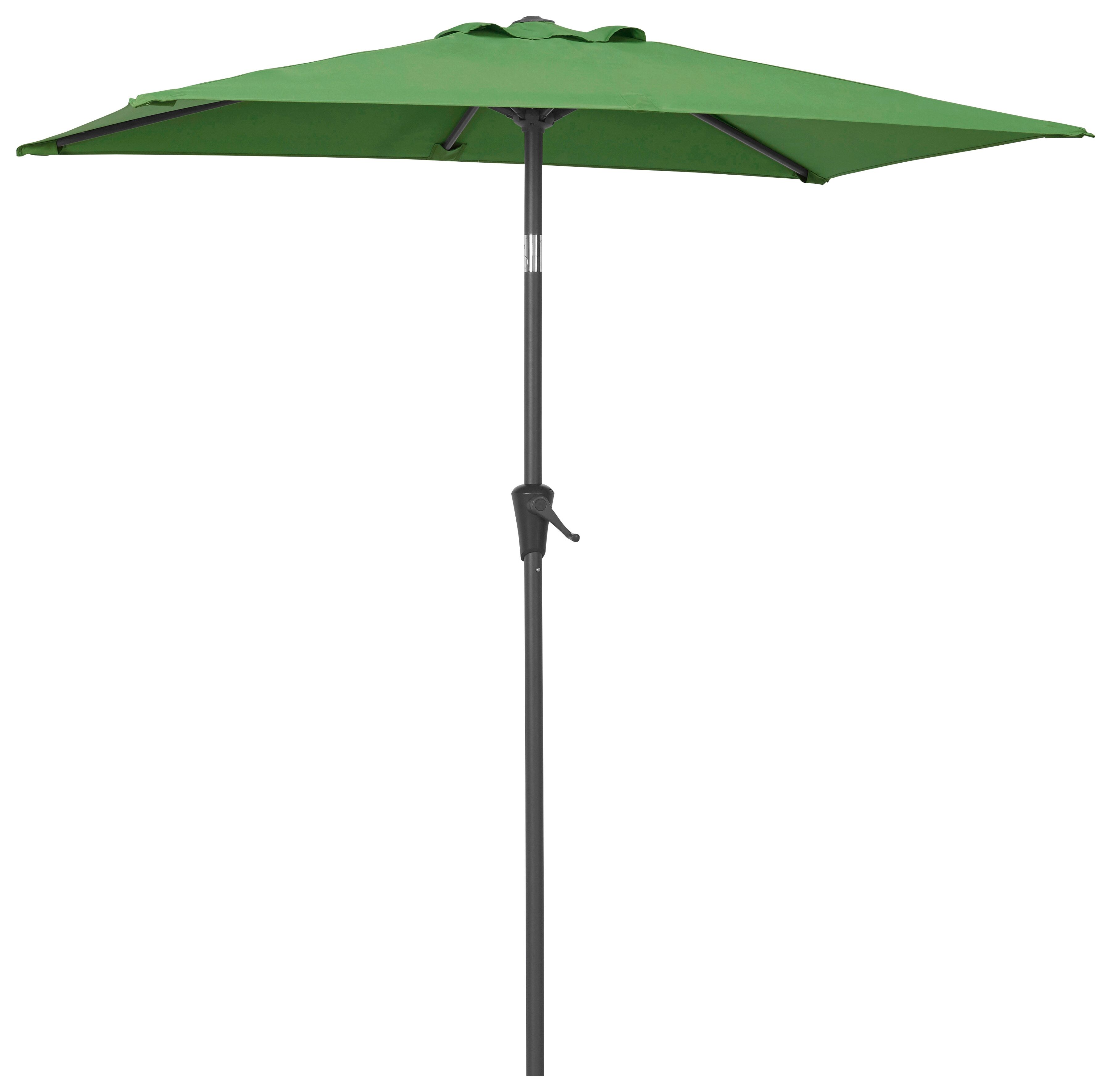 garten gut Sonnenschirm, abknickbar, ohne Schirmständer Einheitsgröße grün Sonnenschirm Sonnenschirme -segel Gartenmöbel Gartendeko