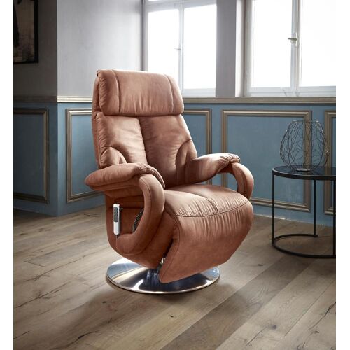 Sit&More TV-Sessel SIT&MORE „Invito“ Sessel Gr. Luxus-Microfaser, 2-motorig, ohne Aufstehhilfe, B/H/T: 80 cm x 113 cm x 80 cm, braun (cognac) Fernsehsessel und TV-Sessel Sessel in Größe M, wahlweise mit Motor Aufstehhilfe
