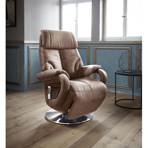 Sit&More TV-Sessel SIT&MORE „Invito“ Sessel Gr. Luxus-Microfaser, 2-motorig, ohne Aufstehhilfe, B/H/T: 80 cm x 115 cm x 80 cm, braun (latte) Fernsehsessel und TV-Sessel in Größe L, wahlweise mit Motor Aufstehhilfe