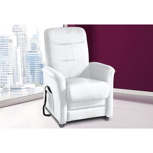 Sit&More TV-Sessel SIT&MORE „Charlie“ Sessel Gr. Luxus-Kunstleder, mit Motor-mit Aufstehhilfe, B/H/T: 76 cm x 103 cm x 91 cm, weiß Fernsehsessel und TV-Sessel wahlweise mit Motor Aufstehhilfe