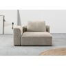 1,5-Sitzer RAUM.ID "Cushid" Sofas Gr. B/H/T: 134 cm x 62 cm x 109 cm, Easy care, Armlehne links, grau (taupe) 2-Sitzer Sofas