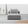 1,5-Sitzer RAUM.ID "Cushid" Sofas Gr. B/H/T: 107 cm x 62 cm x 109 cm, Feincord, silberfarben (silber) 2-Sitzer Sofas