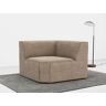 Sofa-Eckelement RAUM.ID "Norvid" Polsterelemente Gr. Struktur weich, grau (taupe) Sofaelemente