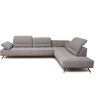 Ecksofa ALTE GERBEREI Sofas Gr. B/H/T: 354 cm x 88 cm x 250 cm, Flachgewebe, Ottomane rechts, E x tra unempfindlicher, wasserabweisender Bezugsstoff mit OEKO-TEX 100 Zertifikat, grau Ecksofas