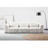 3-Sitzer RAUM.ID "Cushid" Sofas Gr. B/H/T: 300 cm x 62 cm x 109 cm, Cord, weiß 3-Sitzer Sofas