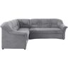 Ecksofa DOMO COLLECTION "Sarafina L-Form" Sofas Gr. B/H/T: 240 cm x 83 cm x 190 cm, Chenille, langer Schenkel rechts, mit Bettfunktion-mit Federkern, grau Ecksofas