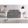 Schlafsofa HOME AFFAIRE "Merina" Sofas Gr. B/H/T: 147 cm x 89 cm x 87 cm, Lu x us-Microfaser, grau (hellgrau) Einzelsofas