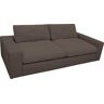 Big-Sofa ALINA "Sandy" Sofas Gr. B/H/T: 266 cm x 84 cm x 123 cm, Chenille EQE, braun (braun eqe 4) XXL Sofas