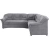 Ecksofa DOMO COLLECTION "Sarafina L-Form" Sofas Gr. B/H/T: 240 cm x 83 cm x 190 cm, Chenille, langer Schenkel links, ohne Bettfunktion-mit Federkern, grau Ecksofas