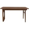 Schreibtisch WOODMAN Bau Tische Gr. B/H/T: 140 cm x 75 cm x 70 cm, braun (nuss) Schreibtische