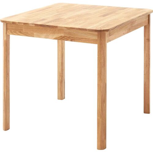 Mca Living Esstisch MCA LIVING „Oskar“ Tische Gr. B/H/T: 80 cm x 76 cm x 80 cm, braun (wildeiche, wildeiche, wildeiche) Esstisch Holz-Esstische Rechteckige Esstische Massivholztisch, wahlweise in Kernbuche oder Wildeiche