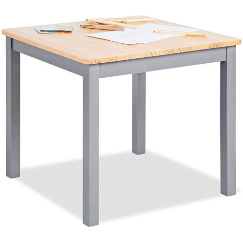 Pinolino Kindertisch PINOLINO "Fenna, grau/natur" Tische B/H/T: 57 cm x 51 cm x 57 cm, beige Kinder Kindertische Tisch für