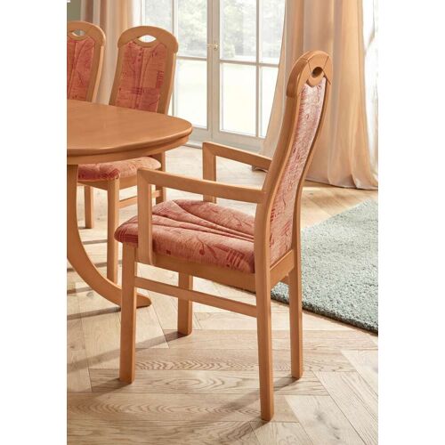 Home Affaire Stuhl HOME AFFAIRE „ALEX“ Stühle beige (buche, orange) 4-Fuß-Stuhl Armlehnstuhl Esszimmerstuhl Küchenstühle Stühle 1 Stück