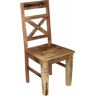 4-Fußstuhl SIT "Rustic" Stühle Gr. B/H/T: 45 cm x 100 cm x 45 cm, 2 St., braun (holzoptik) 4-Fuß-Stühle
