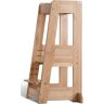 Stehhilfe TISSI "Lernturm Felix, Buche natur" Gr. B/H/T: 40 cm x 89 cm x 40 cm, beige (natur) Baby Stühle Alltagshilfen Made in Europe