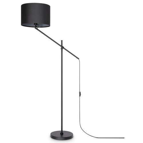 Stehlampe PACO HOME "TOM" Lampen Gr. Ø 38 cm Höhe: 162,2 cm, schwarz Bogenlampe Bogenlampen