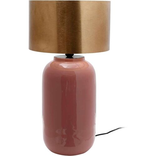 Tischleuchte KAYOOM "Art" Lampen Gr. Ø 31 cm Höhe: 57,5 cm, pink Designlampe Tischlampen