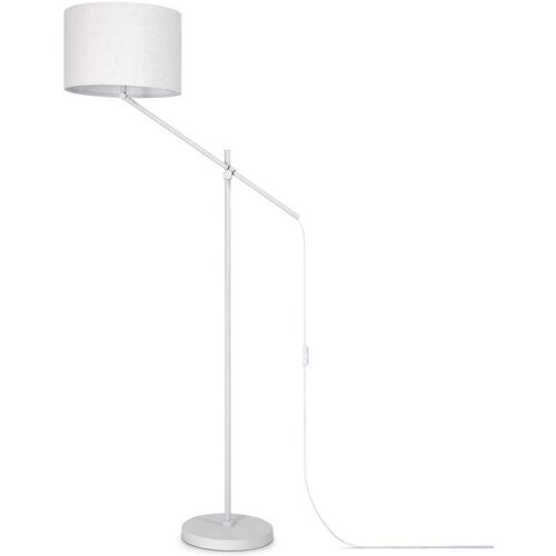 Stehlampe PACO HOME "TOM" Lampen Gr. Ø 38 cm Höhe: 162,2 cm, weiß (weiß, beige) Bogenlampe Bogenlampen