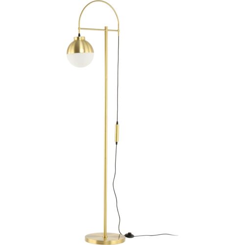 Stehlampe KAYOOM "Lavina" Lampen Gr. Ø 44 cm Höhe: 160,00 cm, weiß Bogenlampe Bogenlampen