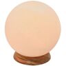 Salzkristall-Tischlampe HIMALAYA SALT DREAMS "Planet" Lampen Gr. Höhe: 18,8 cm, weiß Dekoleuchten