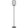 Stehlampe BRILLIANT "Gwen" Lampen Gr. Ø 25 cm Höhe: 163 cm, braun (antik holzfarben, schwarz korund) Stehlampe Standleuchten