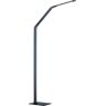 LED Stehlampe FISCHER & HONSEL "Geri" Lampen Gr. Höhe: 133 cm, grau LED Bogenlampe Bogenlampen