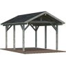 Einzelcarport PALMAKO "Robert" Carports grau (hellgrau) Carports