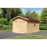 Garage KARIBU "Stephan" Garagen beige (naturbelassen) Garagen