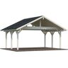 Einzelcarport PALMAKO "Robert" Carports beige (natur) Carports