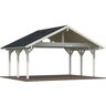 Einzelcarport PALMAKO "Robert" Carports beige (natur) Carports