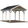 Einzelcarport PALMAKO "Robert" Carports beige (natur) Carports