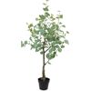 Kunstpflanze I.GE.A. Kunstbaum Eukalyptus im Topf Pflanze Deko Strauch Busch Kunstpflanzen Gr. B/H/L: 46 cm x 125 cm x 36 cm, 1 St., grün Künstliche Zimmerpflanzen