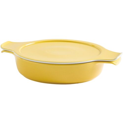 Eschenbach Kochtopf Cook & Serve, Porzellan, (1 tlg.), Ø 18 cm, 0,6 L, Induktion cm gelb Suppentöpfe Töpfe Haushaltswaren