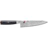 Kochmesser ZWILLING "Miyabi 5000FCD Gyutoh" Gr. Gesamtlänge 33,7 cm Klingenlänge 20 cm, schwarz Kochmesser