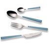 Besteck-Set ECHTWERK Basic Essbesteck-Sets Gr. 16 tlg., blau (hellblau) Besteckgarnituren