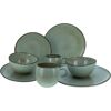 Kombiservice CREATABLE Geschirr-Set Stone Town Geschirr-Sets Gr. 8 tlg., grau Geschirr-Sets für 1 und 2 Personen