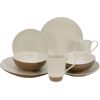 Kombiservice CREATABLE Geschirr-Set Sand Dunes Geschirr-Sets Gr. 16 tlg., beige Geschirr-Sets für 4 Personen