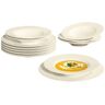 Tafelservice SELTMANN WEIDEN "Teller Set, Geschirr-Set Zoè" Geschirr-Sets Gr. 12 tlg., beige (creme) Tafelservice