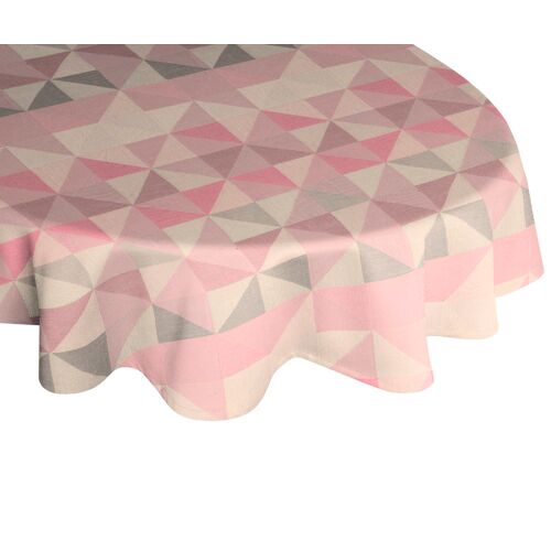 Tischdecke ADAM "Bio Bel" Tischdecken Gr. Ø 145 cm, rund, rosa Tischdecken